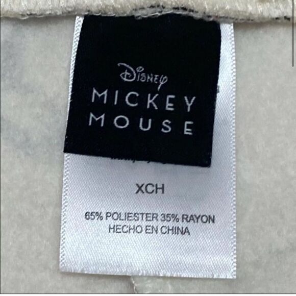 Disney Mickey Mouse Juniors Fleece Jogger Sweatpants Pants World Parks Travel - Picture 9 of 14